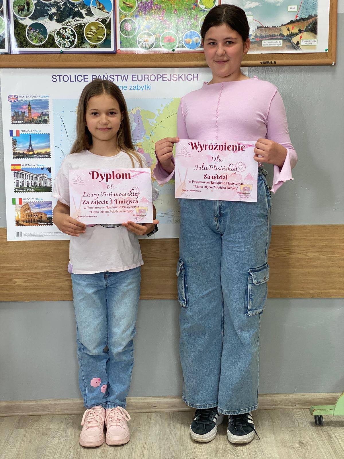 Sukces w Powiatowym Konkursie Plastycznym