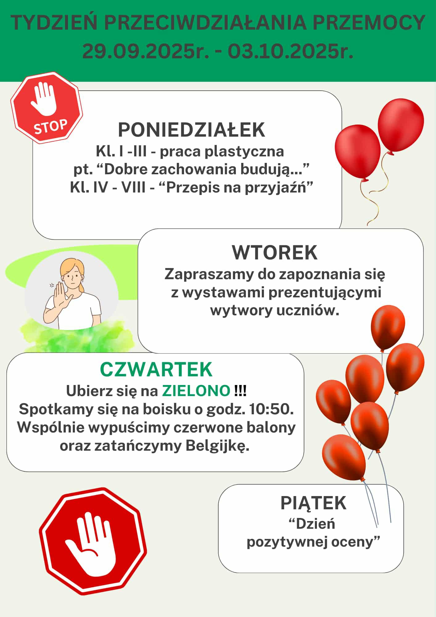 „Tydzień Przeciwdziałania Przemocy Rówieśniczej”